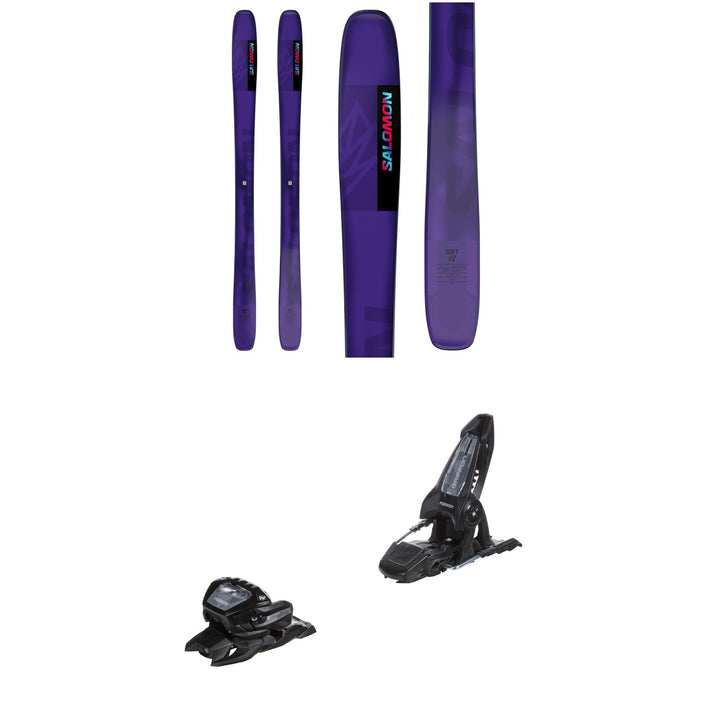 Salomon QST 98 Skis + Marker Griffon 13 ID Ski Bindings 2025