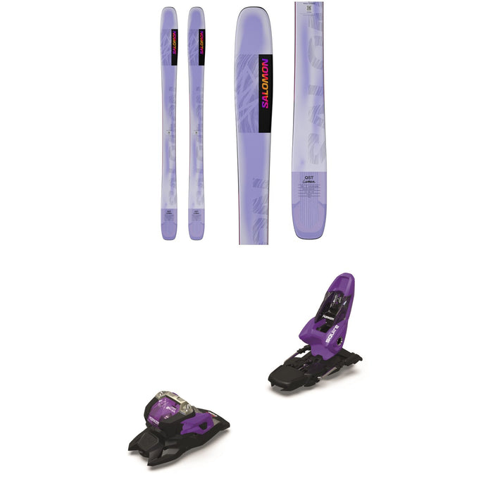 Salomon QST Lumen 98 Skis - Women's + Marker Squire 11 Ski Bindings 2025