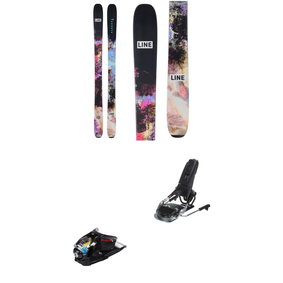 Line Skis Pandora 99 Skis + Look Pivot 14 GW Ski Bindings 2025