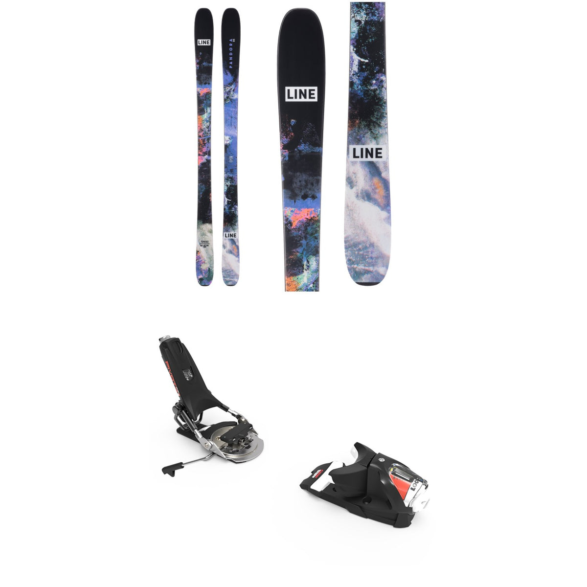 Line Skis Pandora 85 Skis + Look Pivot 12 GW Ski Bindings 2025