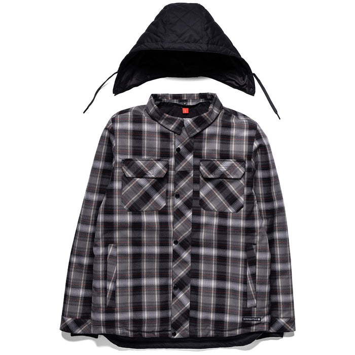 686 Woodland Insulated Jacket - Men's Charcoal Plaid 2023