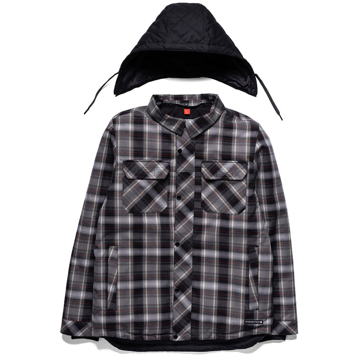 686 Woodland Insulated Jacket - Men's Charcoal Plaid 2023