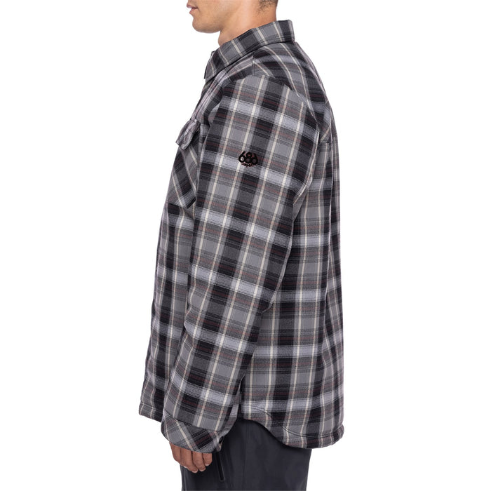 686 Woodland Insulated Jacket - Men's Charcoal Plaid 2023