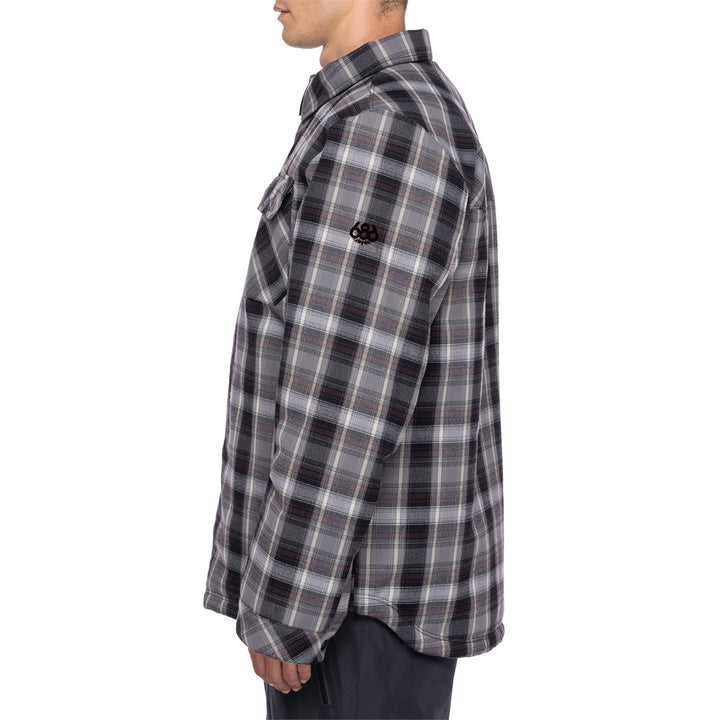 686 Woodland Insulated Jacket - Men's Charcoal Plaid 2023