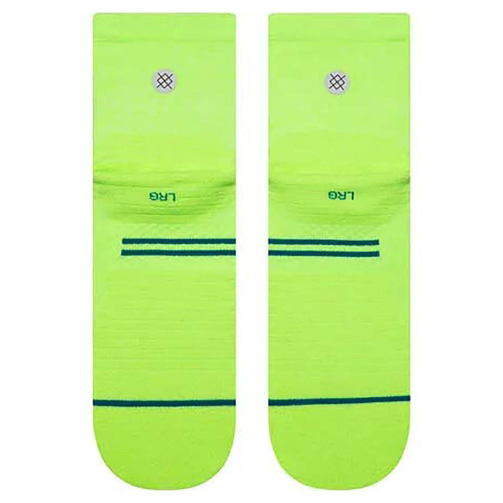 Stance Run Quarter Socks - Unisex Volt