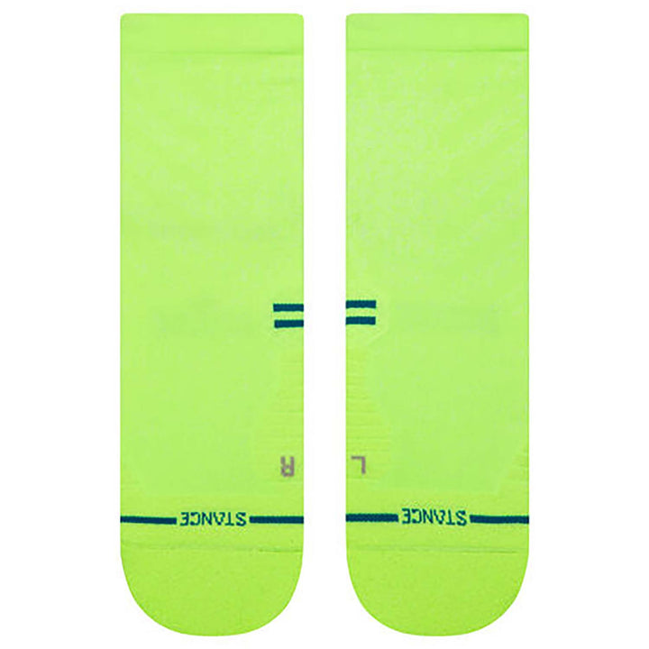 Stance Run Quarter Socks - Unisex Volt