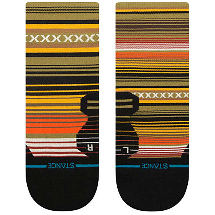 Stance Current Light Quarter Socks Olive