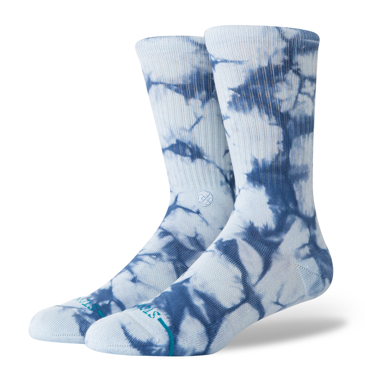 Stance Tied Up Crew Socks Ice Blue