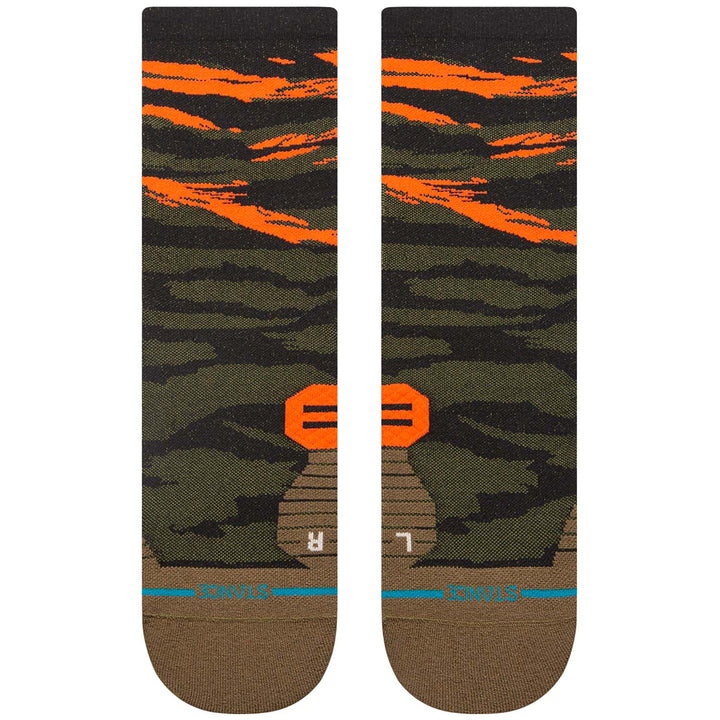 Stance Primal Light Crew Socks Olive