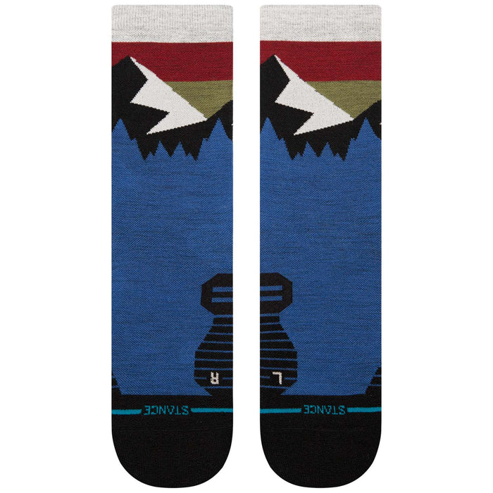 Stance Light Wool Crew Socks Cobalt Blue