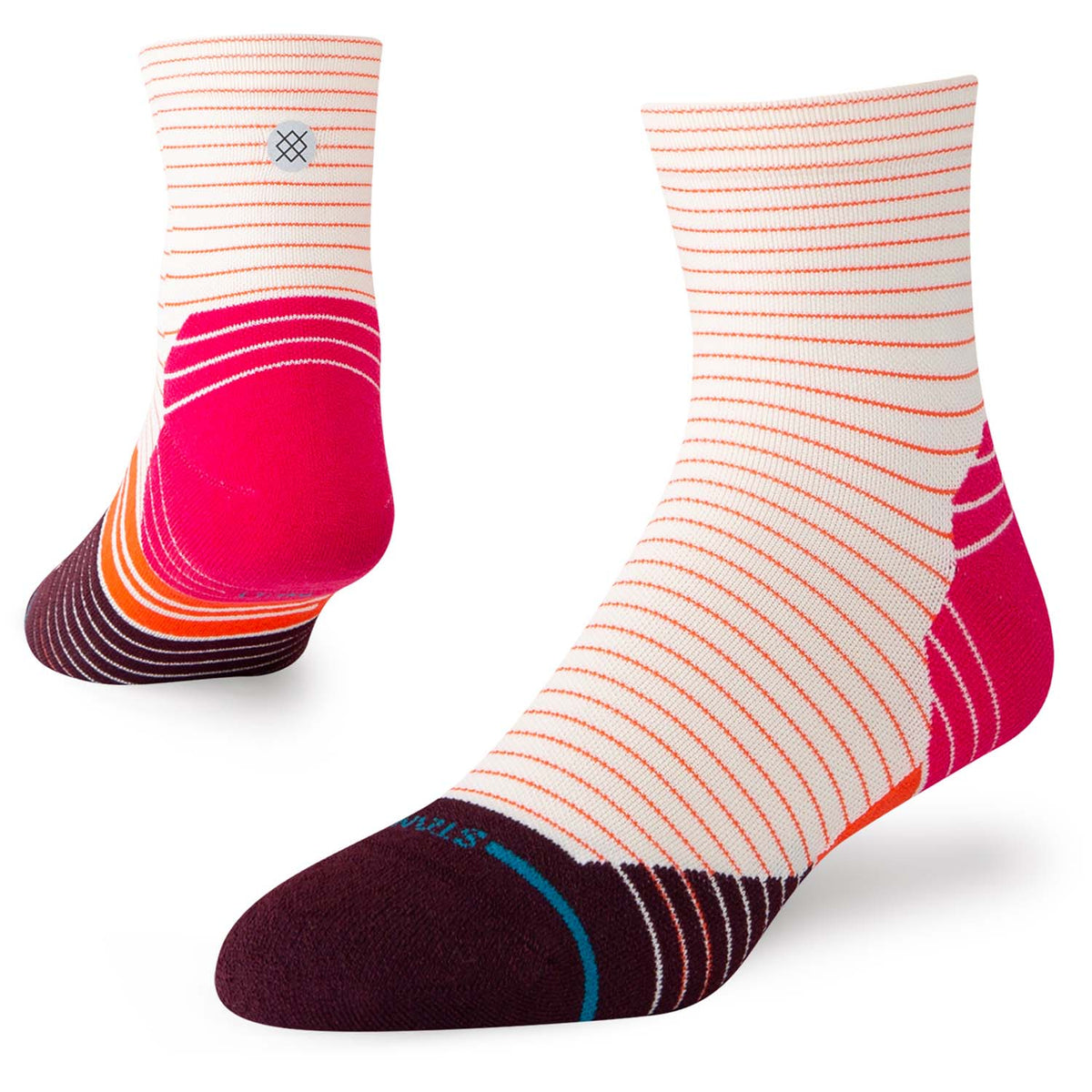 Stance Micro Light Quarter Socks - Women's Magenta
