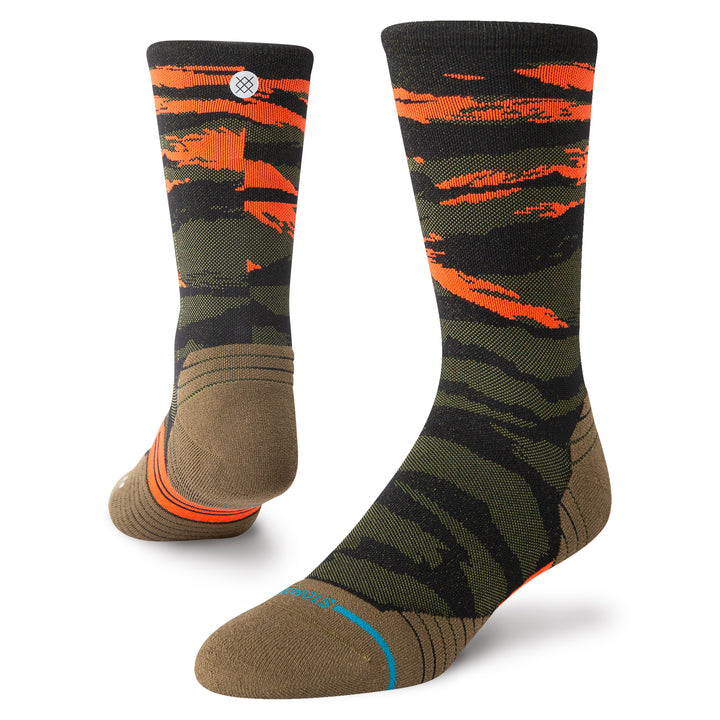 Stance Primal Light Crew Socks Olive