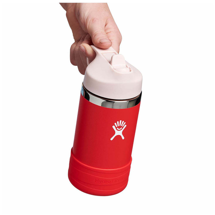 Hydro Flask 12oz Wide Mouth Straw Cap Water Bottle - Kids' Goji
