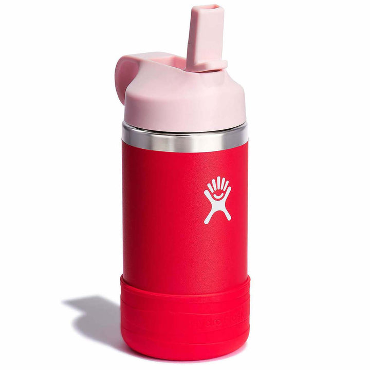 Hydro Flask 12oz Wide Mouth Straw Cap Water Bottle - Kids' Goji