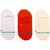 Stance Icon No Show 3-Pack Socks Pink Fade