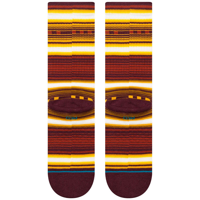 Stance Windy Pine Crew Socks Rust
