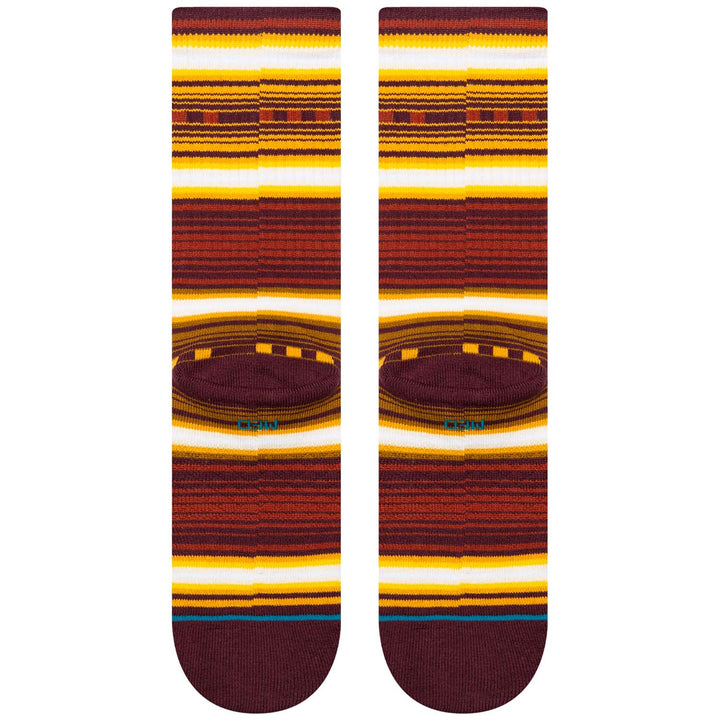 Stance Windy Pine Crew Socks Rust
