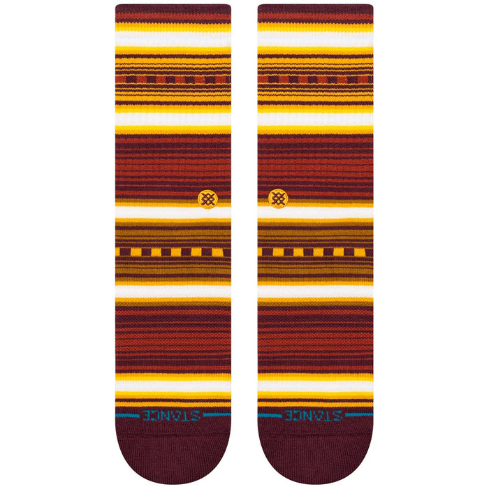 Stance Windy Pine Crew Socks Rust