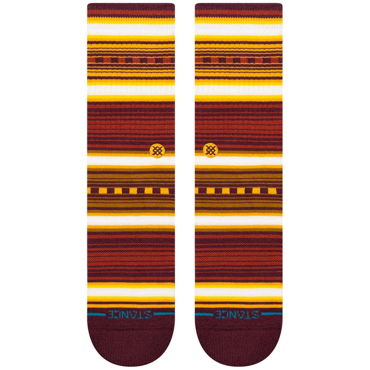 Stance Windy Pine Crew Socks Rust