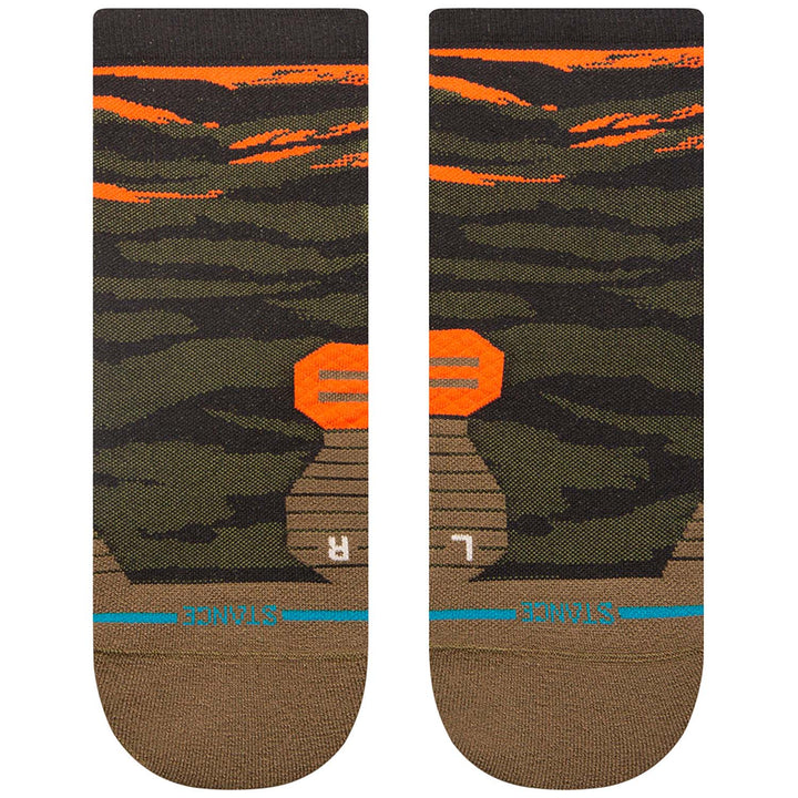 Stance Primal Light Quarter Socks Olive