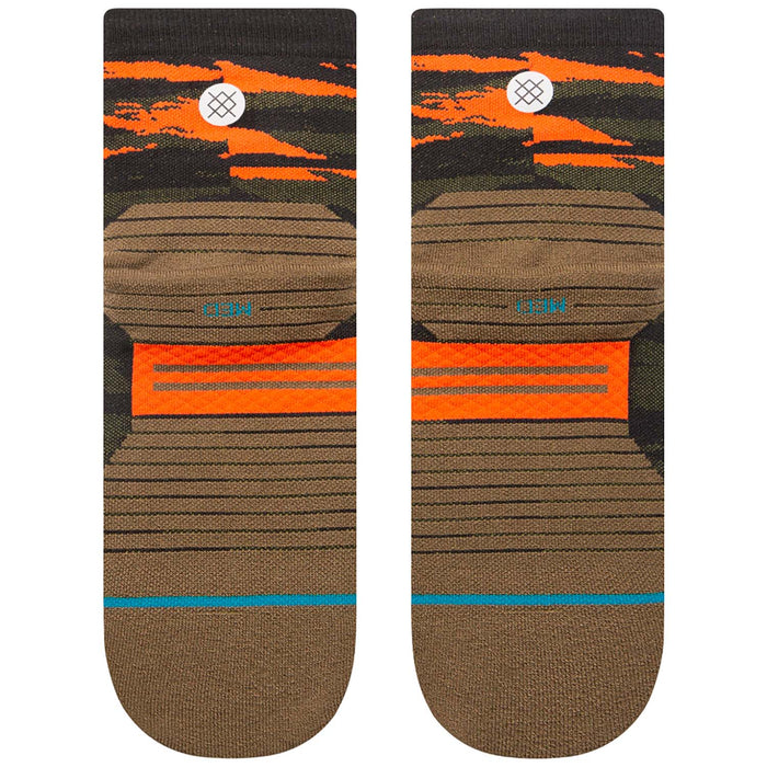 Stance Primal Light Quarter Socks Olive