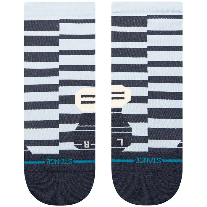 Stance Zippin Light Quarter Socks Ice Blue