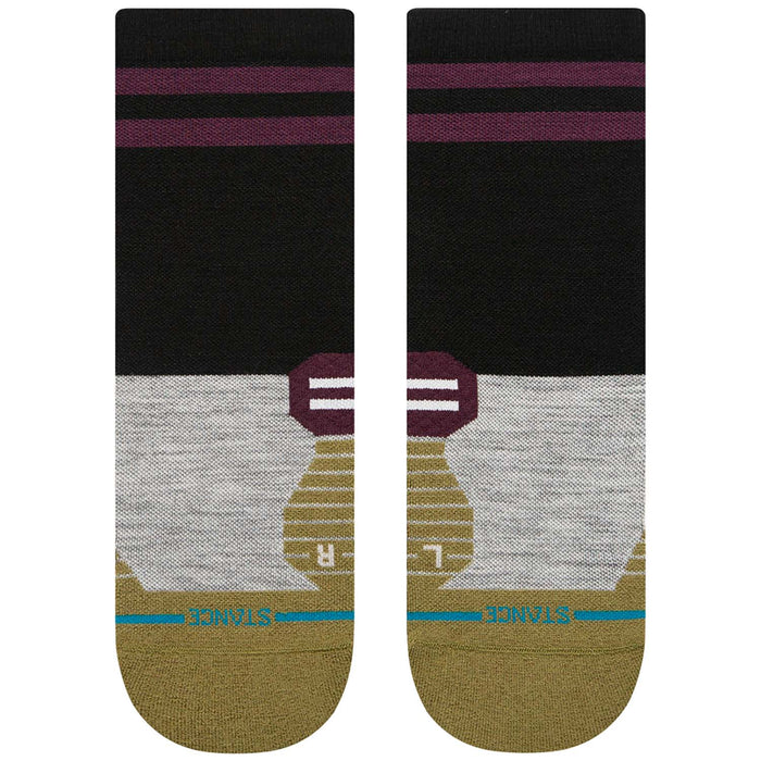 Stance Minimal Light Wool Quarter Socks - Women's Black