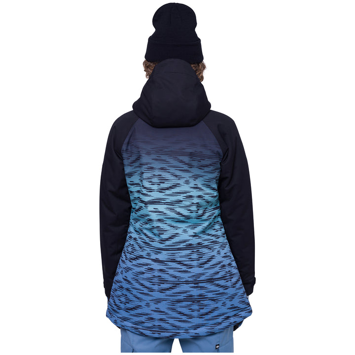 686 Dream Jacket - Women's Black Blue Ikat