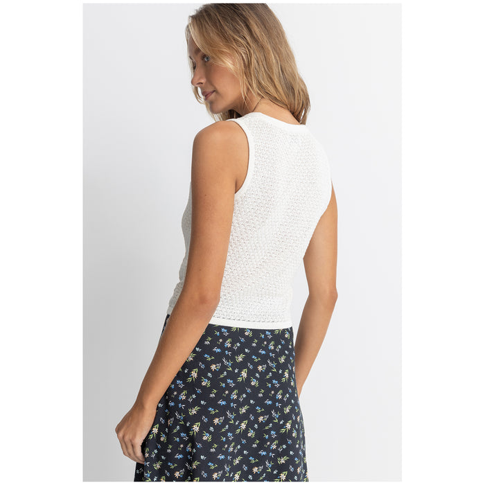 Rhythm Sunrise Knit Vest - Women's White