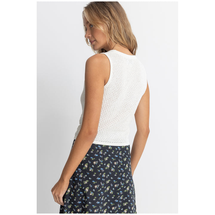 Rhythm Sunrise Knit Vest - Women's White