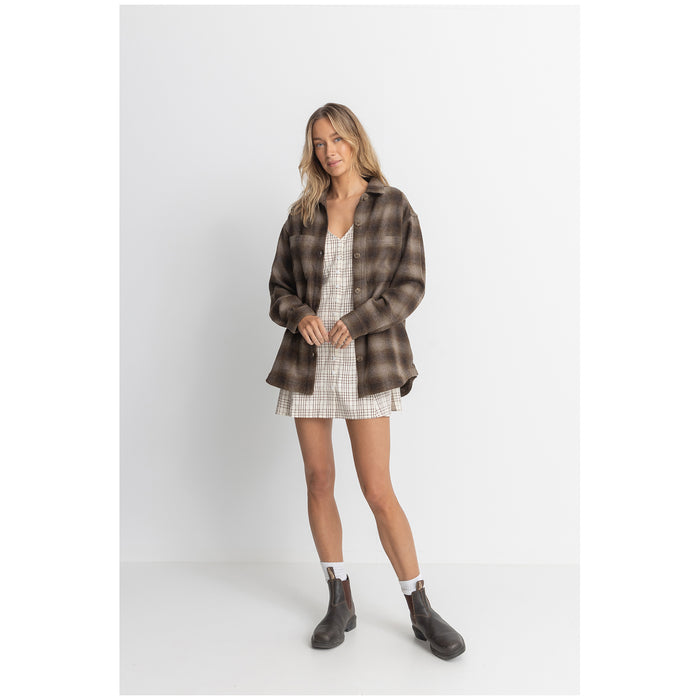 Rhythm Mazzy Shacket - Women's Cedar