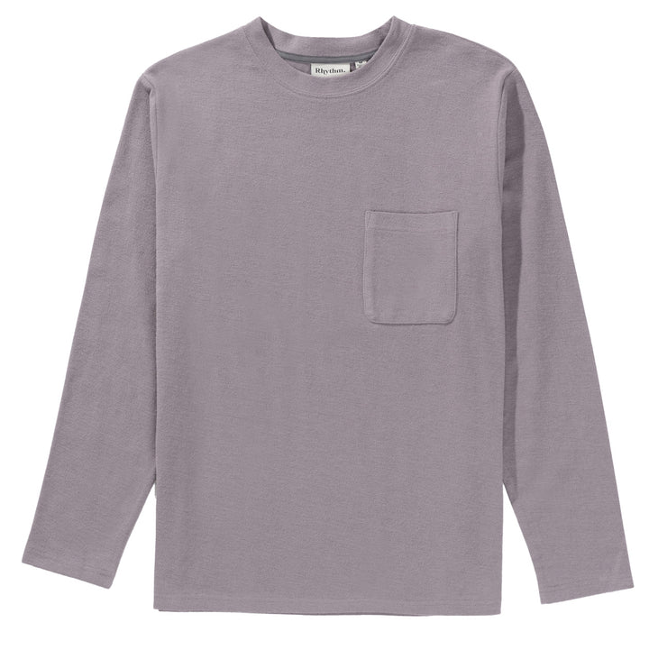 Rhythm Vintage Terry Long-Sleeve T-Shirt - Men's Taro