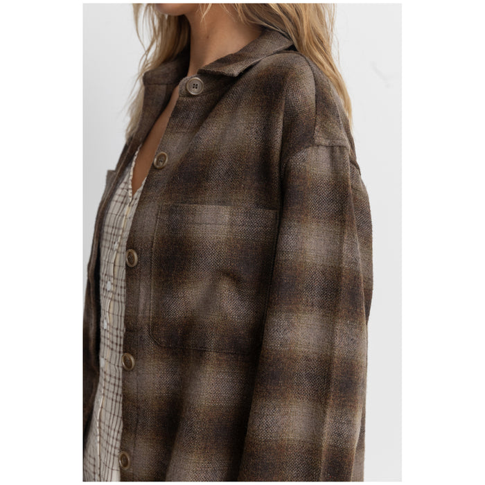 Rhythm Mazzy Shacket - Women's Cedar