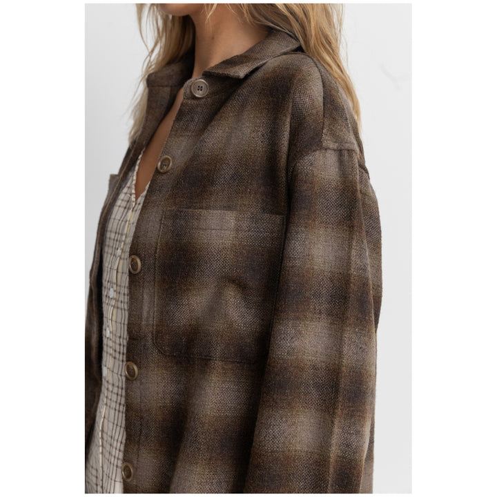Rhythm Mazzy Shacket - Women's Cedar