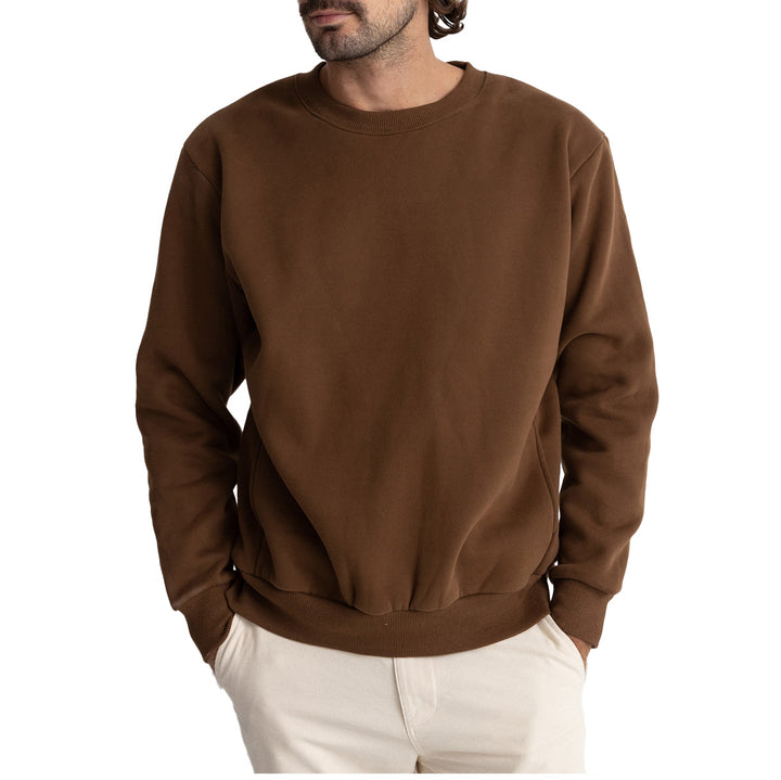 Rhythm Classic Fleece Crew - Men's Chocolate
