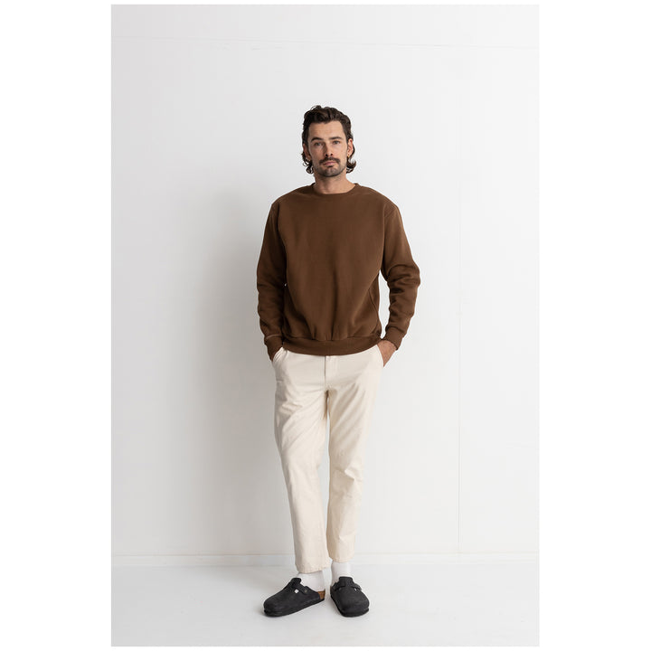Rhythm Classic Fleece Crew - Men's Chocolate
