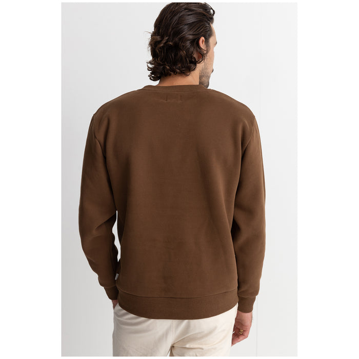 Rhythm Classic Fleece Crew - Men's Chocolate