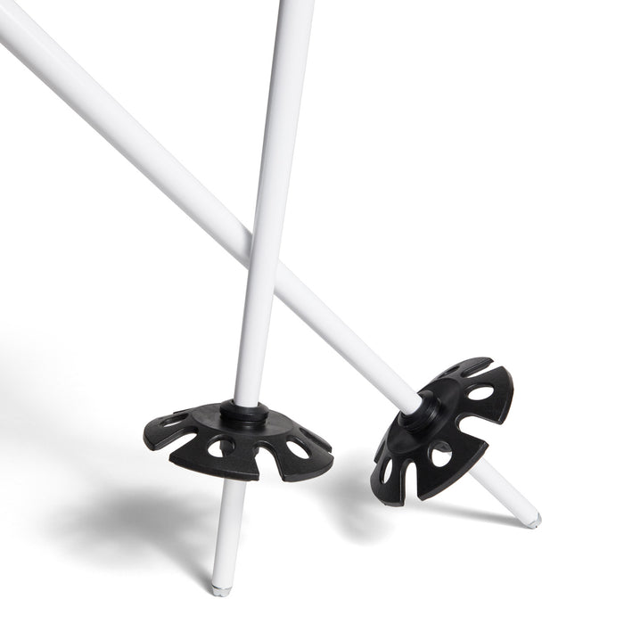 evo Refract Ski Poles White Maze