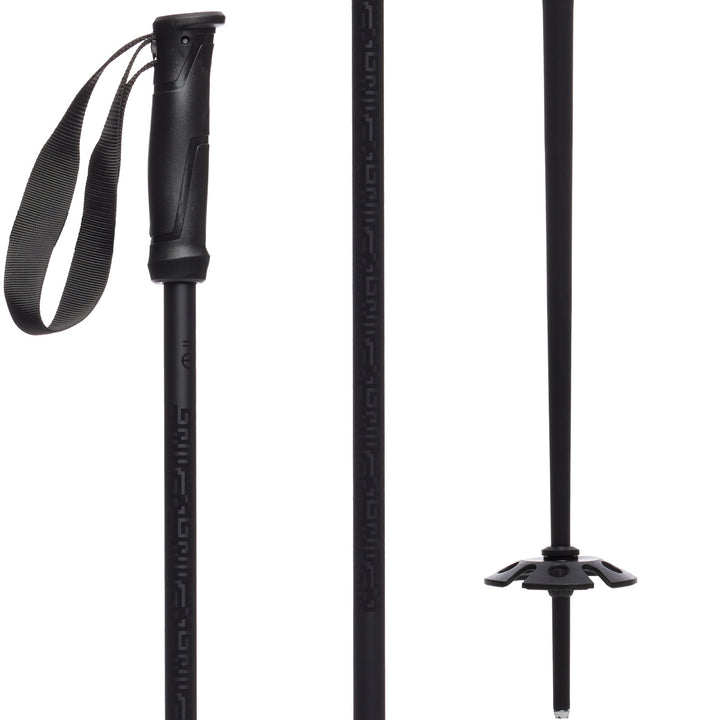 evo Refract Ski Poles Black Maze