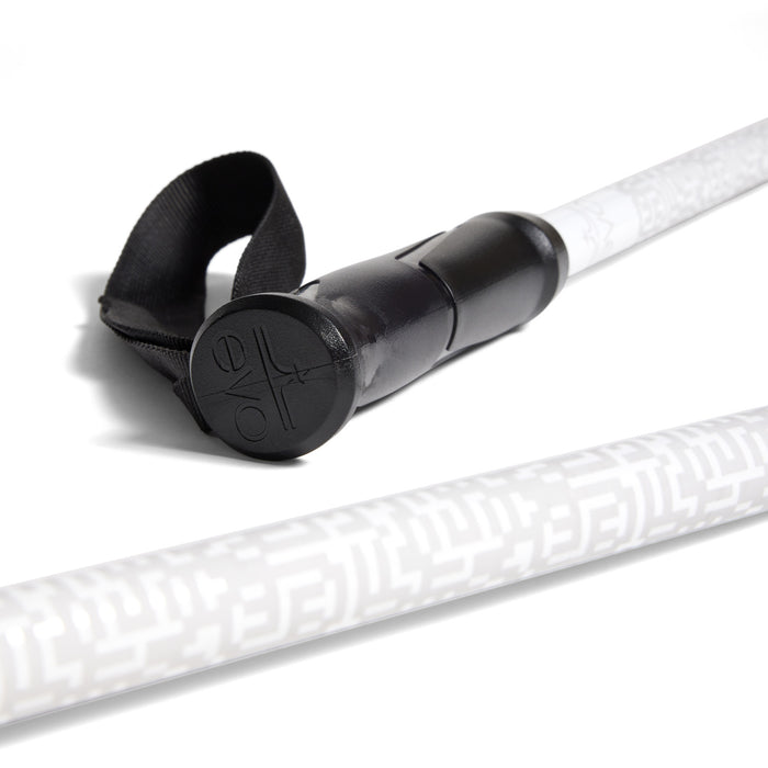 evo Refract Ski Poles White Maze