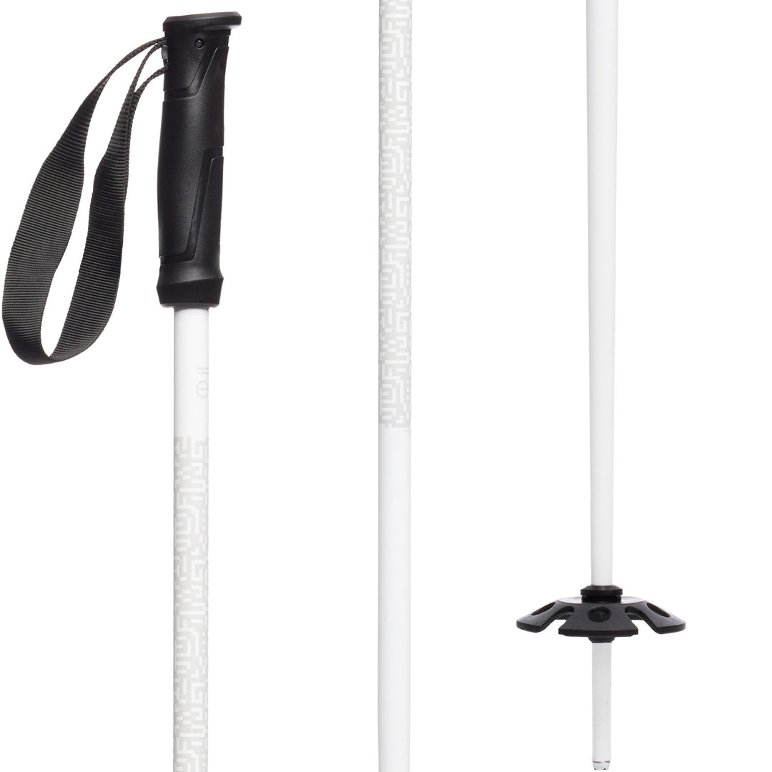 evo Refract Ski Poles 2027 - 120 in White