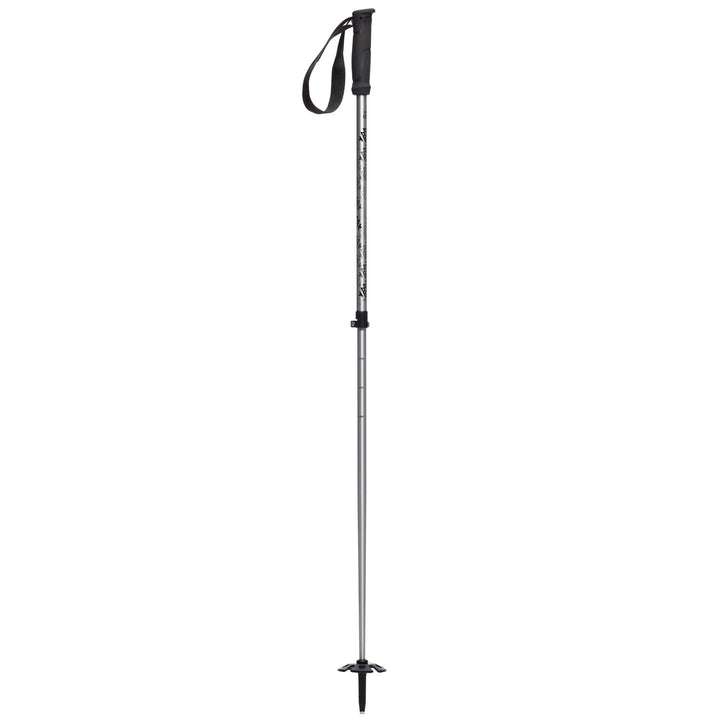 evo Way Up Adjustable Ski Poles Silver Crown