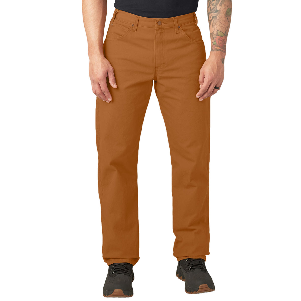 Dickies Duck Carpenter Pants - Men's Stonewashed Brown Duck