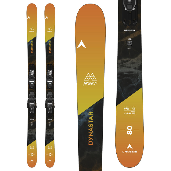 Dynastar M-Menace 80 Skis + XP 10 Ski Bindings 2026
