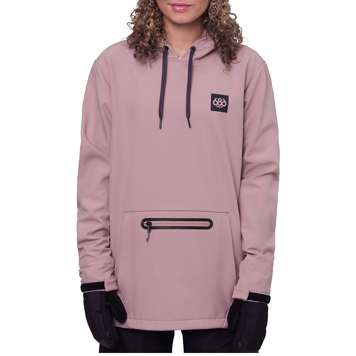 686 Waterproof Hoodie - Women's Dusty Mauve