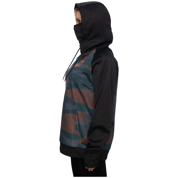 686 Bonded Fleece Pullover Hoodie - Women's Red Clay Waterland Camo