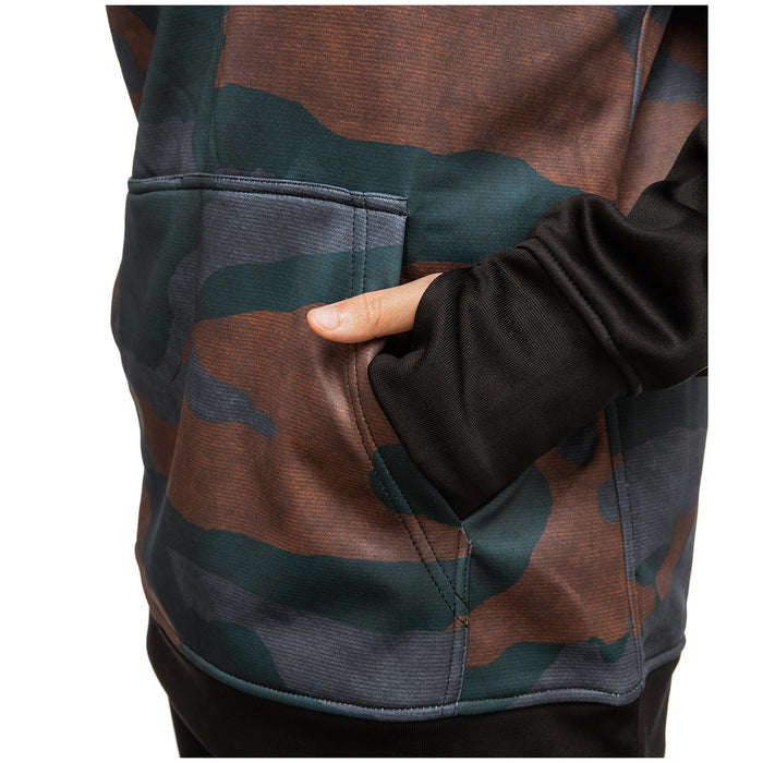 686 Bonded Fleece Pullover Hoodie - Women's Red Clay Waterland Camo