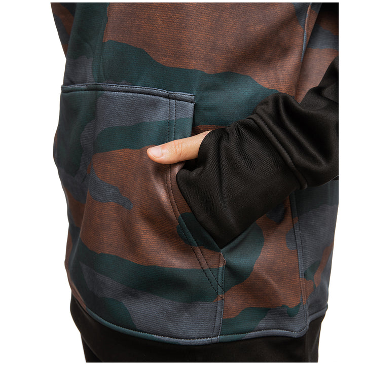 686 Bonded Fleece Pullover Hoodie - Women's Red Clay Waterland Camo
