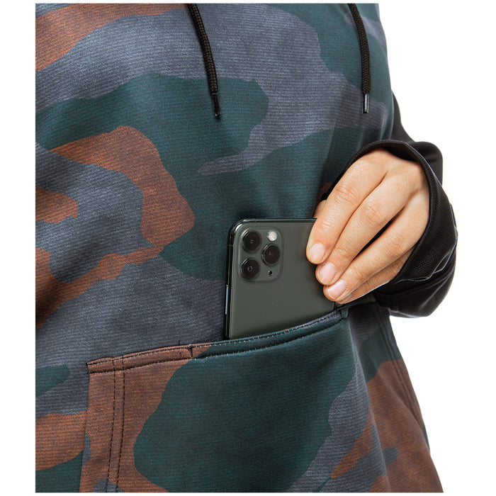 686 Bonded Fleece Pullover Hoodie - Women's Red Clay Waterland Camo