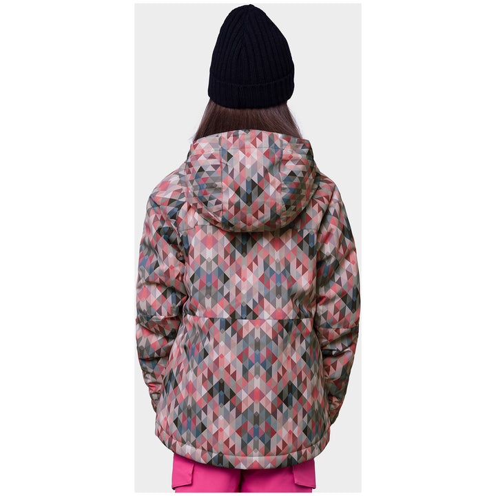 686 Athena Insulated Jacket - Girls' Guava Kaleidoscope